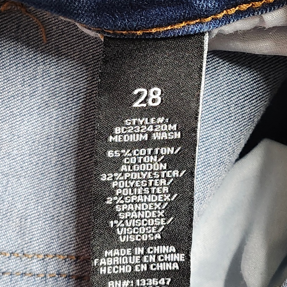 Kendall + Kylie The Kontour High Rise Skinny Jeans Women Size 28 Blue Distressed - Picture 11 of 14